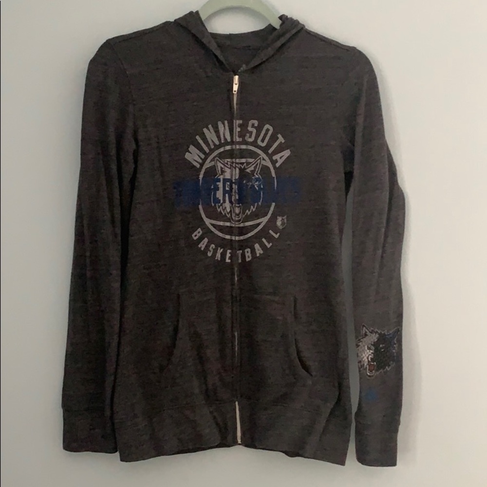 Timberwolves NBA adidas zip up